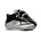 Nike Mercurial Superfly FG ACC New Shoes Silver Black Green