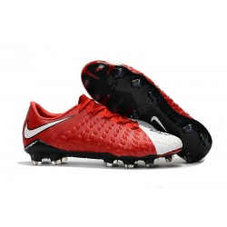 Nike 2017 Hypervenom Phantom III FG Firm Ground Low-cut Boots Red White