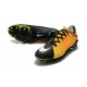 Nike 2017 Hypervenom Phantom III FG Firm Ground Low-cut Boots Yellow Black Silver
