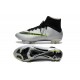 Nike Mercurial Superfly FG ACC New Shoes Silver Black Green
