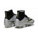 Nike Mercurial Superfly FG ACC New Shoes Silver Black Green