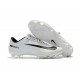 Nike New Mercurial Vapor XI FG ACC Soccer Shoes White Black
