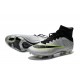Nike Mercurial Superfly FG ACC New Shoes Silver Black Green