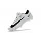 Nike New Mercurial Vapor XI FG ACC Soccer Shoes White Black