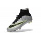 Nike Mercurial Superfly FG ACC New Shoes Silver Black Green