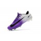 Nike New Mercurial Vapor XI FG ACC Soccer Shoes White Purple