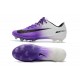 Nike New Mercurial Vapor XI FG ACC Soccer Shoes White Purple