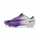 Nike New Mercurial Vapor XI FG ACC Soccer Shoes White Purple