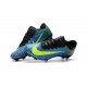 Nike New Mercurial Vapor XI FG ACC Soccer Shoes Blue Yellow
