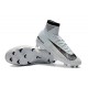 Nike Mercurial Superfly 5 CR7 FG New Football Boots White Blue Tint