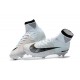 Nike Mercurial Superfly 5 CR7 FG New Football Boots White Blue Tint