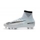 Nike Mercurial Superfly 5 CR7 FG New Football Boots White Blue Tint