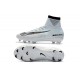 Nike Mercurial Superfly 5 CR7 FG New Football Boots White Blue Tint