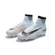 Nike Mercurial Superfly 5 CR7 FG New Football Boots White Blue Tint
