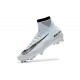 Nike Mercurial Superfly 5 CR7 FG New Football Boots White Blue Tint