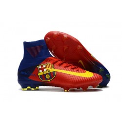 Nike Mercurial Superfly 5 FG New Football Boots Barcelona Red Yellow