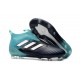 Mens adidas ACE 17+ Purecontrol FG 2017 Soccer Cleats Black Blue White