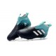 Mens adidas ACE 17+ Purecontrol FG 2017 Soccer Cleats Black Blue White
