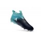 Mens adidas ACE 17+ Purecontrol FG 2017 Soccer Cleats Black Blue White