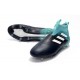 Mens adidas ACE 17+ Purecontrol FG 2017 Soccer Cleats Black Blue White