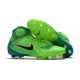 Nike Magista Obra 2 FG High Top Soccer Boots Green Blue