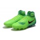 Nike Magista Obra 2 FG High Top Soccer Boots Green Blue