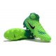 Nike Magista Obra 2 FG High Top Soccer Boots Green Blue