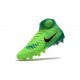 Nike Magista Obra 2 FG High Top Soccer Boots Green Blue