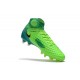 Nike Magista Obra 2 FG High Top Soccer Boots Green Blue