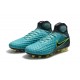 Nike Magista Obra 2 FG High Top Soccer Boots Blue Black