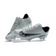 Nike Cristiano Ronaldo Mercurial Vapor XI CR7 FG ACC Soccer Shoes White Black