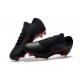 Nike Mercurial Vapor Flyknit Ultra FG Football Cleats - Black Red