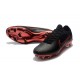 Nike Mercurial Vapor Flyknit Ultra FG Football Cleats - Black Red