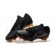 Nike Mercurial Vapor Flyknit Ultra FG Football Cleats - Black Gold