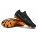 Nike Mercurial Vapor Flyknit Ultra FG Football Cleats - Black Gold