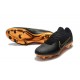 Nike Mercurial Vapor Flyknit Ultra FG Football Cleats - Black Gold