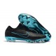 Nike Mercurial Vapor Flyknit Ultra FG Football Cleats - Black Blue