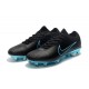 Nike Mercurial Vapor Flyknit Ultra FG Football Cleats - Black Blue