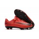 Nike New Mercurial Vapor XI FG ACC Soccer Shoes Red Black