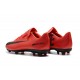 Nike New Mercurial Vapor XI FG ACC Soccer Shoes Red Black