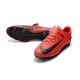 Nike New Mercurial Vapor XI FG ACC Soccer Shoes Red Black