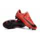 Nike New Mercurial Vapor XI FG ACC Soccer Shoes Red Black