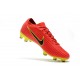Nike Mercurial Vapor Flyknit Ultra FG Football Cleats - Red Yellow