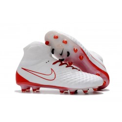 Nike Magista Obra II FG News Football Boots White Red