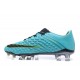 Nike 2017 Hypervenom Phantom III FG Firm Ground Low-cut Boots Black Blue