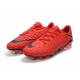 Nike Hypervenom Phantom 3 FG Men Soccer Shoes - Red Black