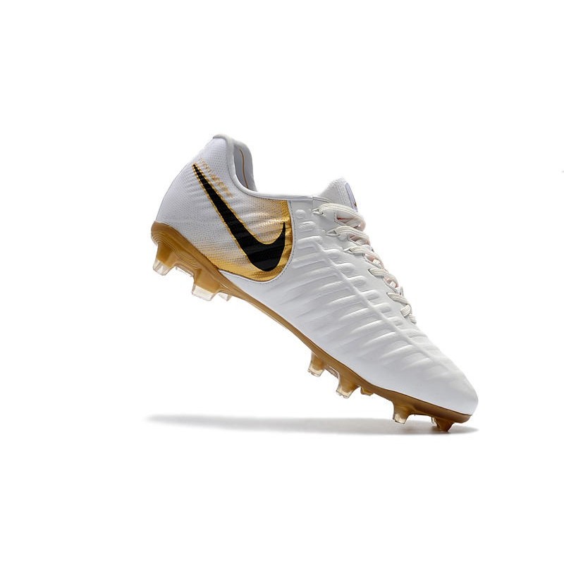 New Nike Tiempo Legend 7 FG ACC Football Boots - White Golden
