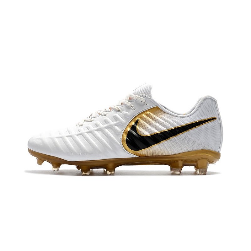 New Nike Tiempo Legend 7 FG ACC Football Boots - White Golden