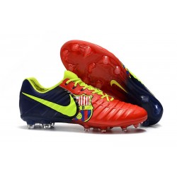 New Nike Tiempo Legend 7 FG ACC Football Boots - Red Barcelona