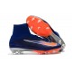 Nike High Top Mercurial Superfly V FG Soccer Cleat - Blue Orange